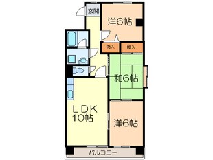 シャンブルナルカワの物件間取画像